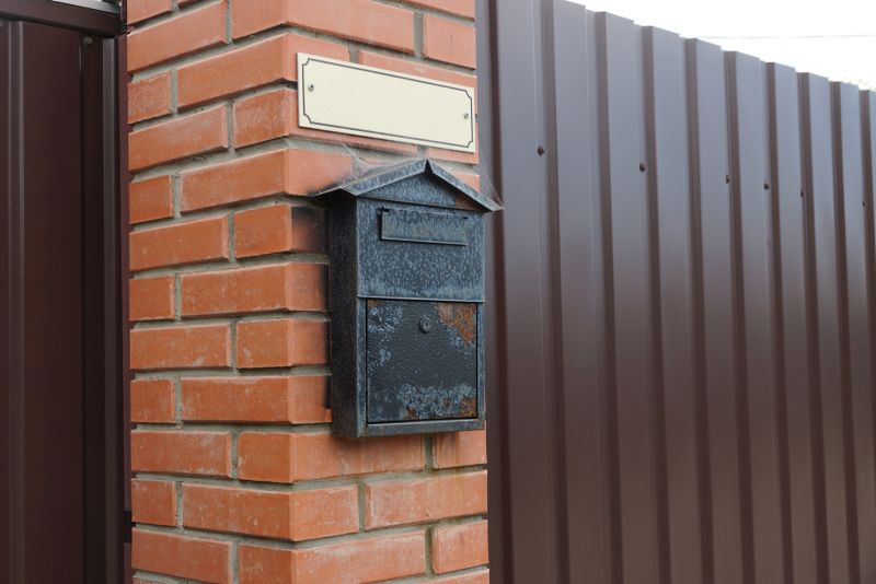 Damaged Brick Mailbox