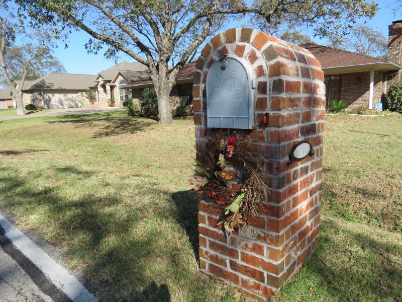 Completed Brick Mailbox Project